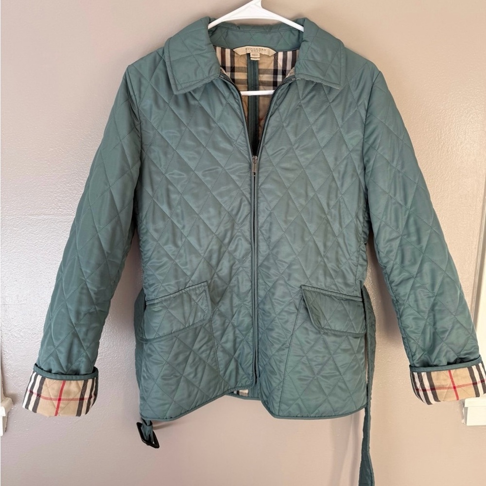 Burberry Brit quilted jacket with belt